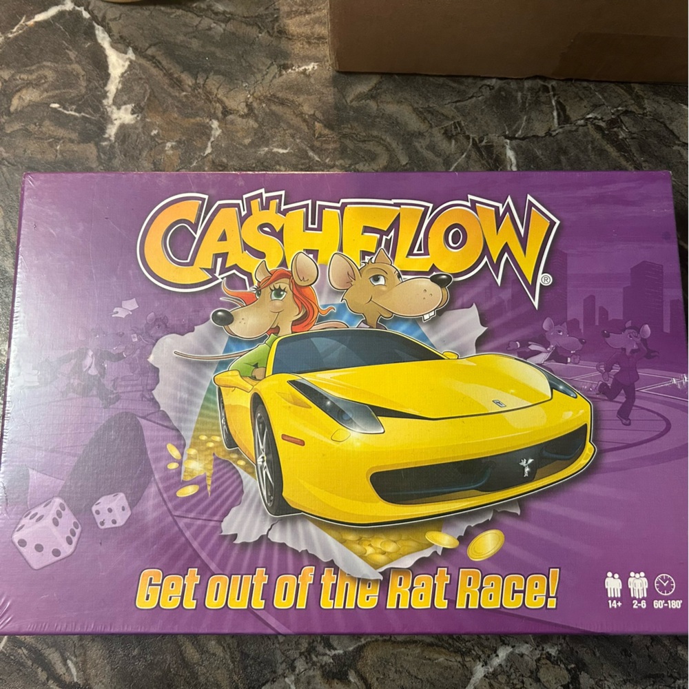 Cashflow Board Game, Rich Dad Poor Dad, Robert Kiyosaki, NEW, FACTORY SEALED